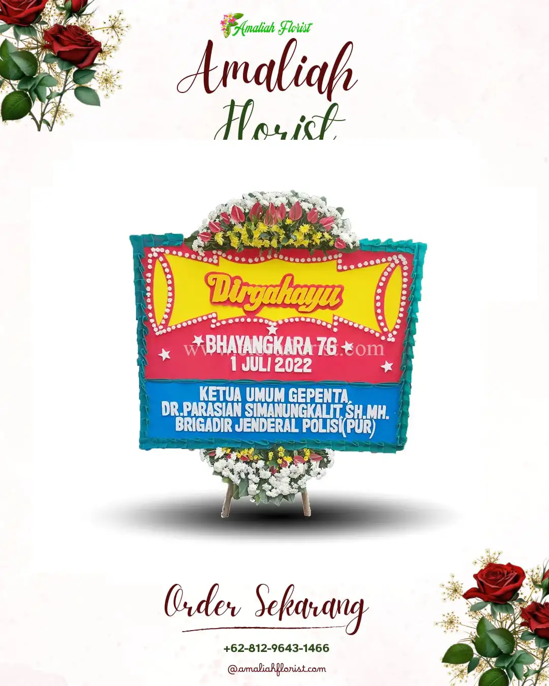 Papan Bunga HUT Ulang Tahun Batam